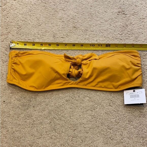 NWT MSRP $42 O'Neill Salt Water Tie-Back Bandeau Bikini Top - Picture 3 of 6